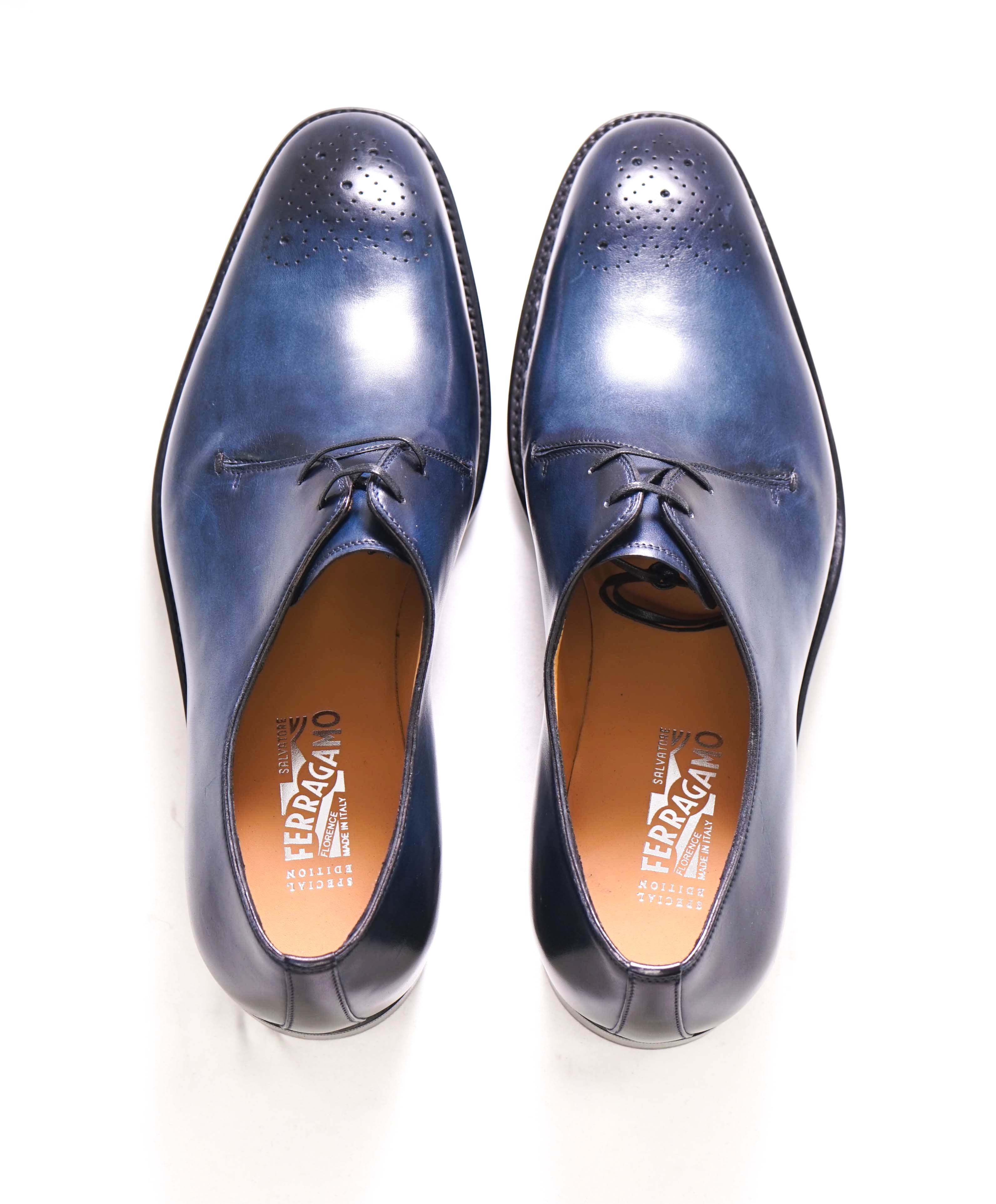 $1,795 SALVATORE FERRAGAMO - "TRAMEZZA" SPECIAL EDITION Oxford - 9 EE