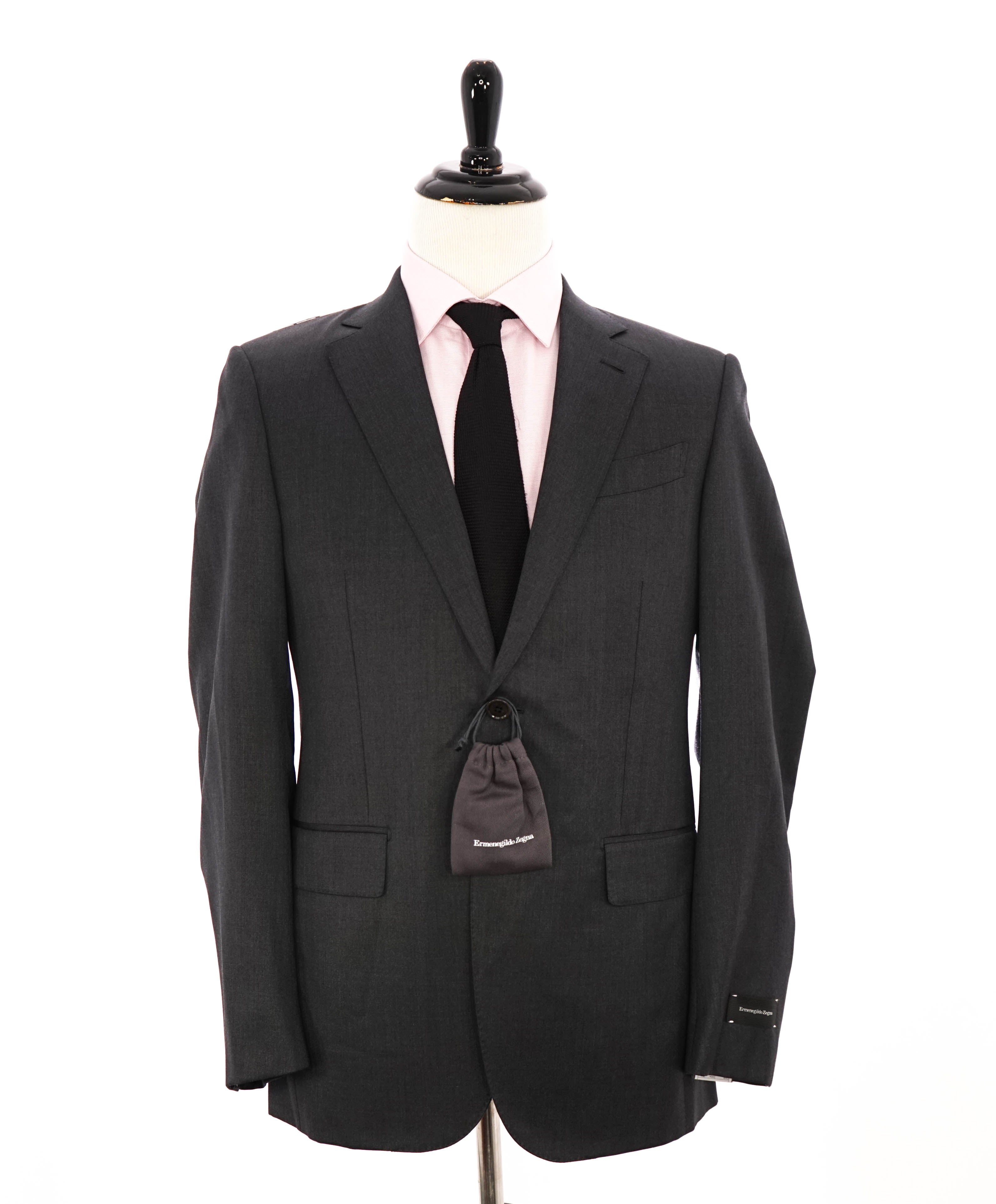 $2,695 ERMENEGILDO ZEGNA -"Micronsphere" GRAY Blazer - 38R