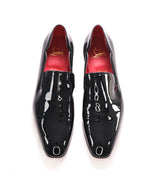 $945 CHRISTIAN LOUBOUTIN - * DANDY CHICK* Black Patent Leather Loafers - 9.5 US (42.5)