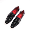 $945 CHRISTIAN LOUBOUTIN - * DANDY CHICK* Black Patent Leather Loafers - 9.5 US (42.5)