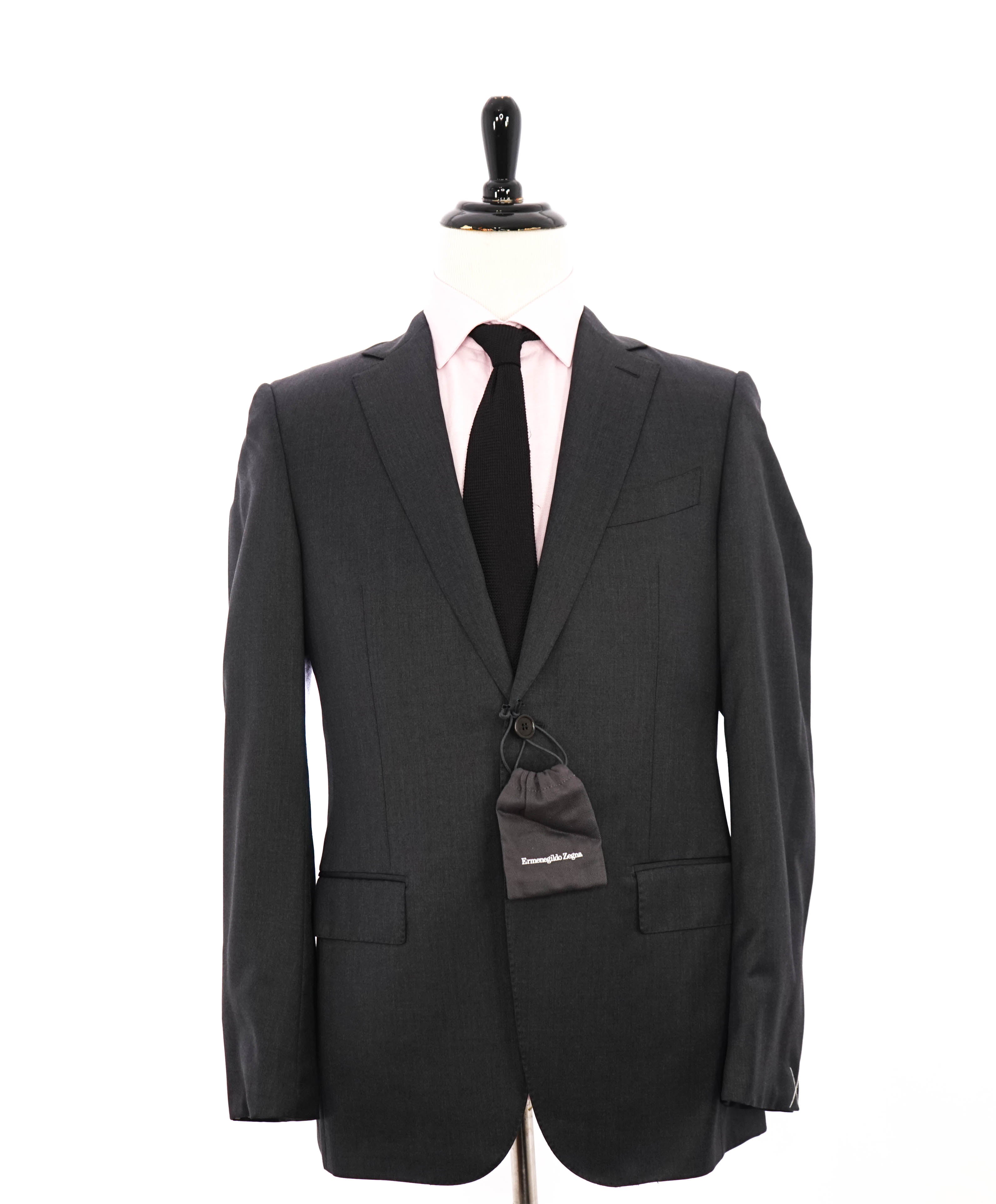 $2,695 ERMENEGILDO ZEGNA -"Micronsphere" GRAY Blazer - 38R