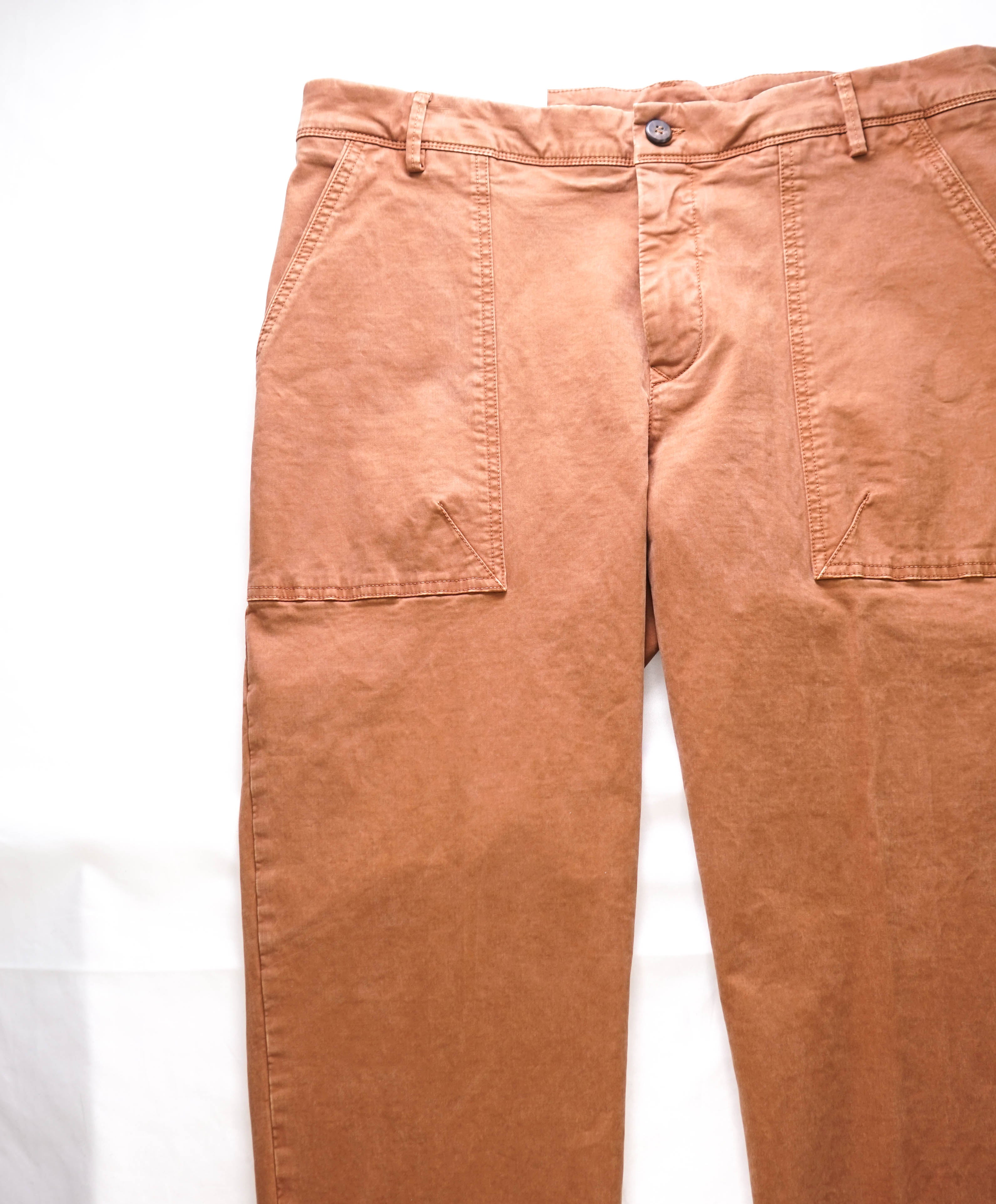 ELEVENTY - Patch Pocket "Rust" Unique Chino Casual/Slim Pants- 33W