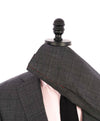 $4,295 ISAIA - Gray Check Plaid *CLOSET STAPLE* Coral Pin Suit - 40R