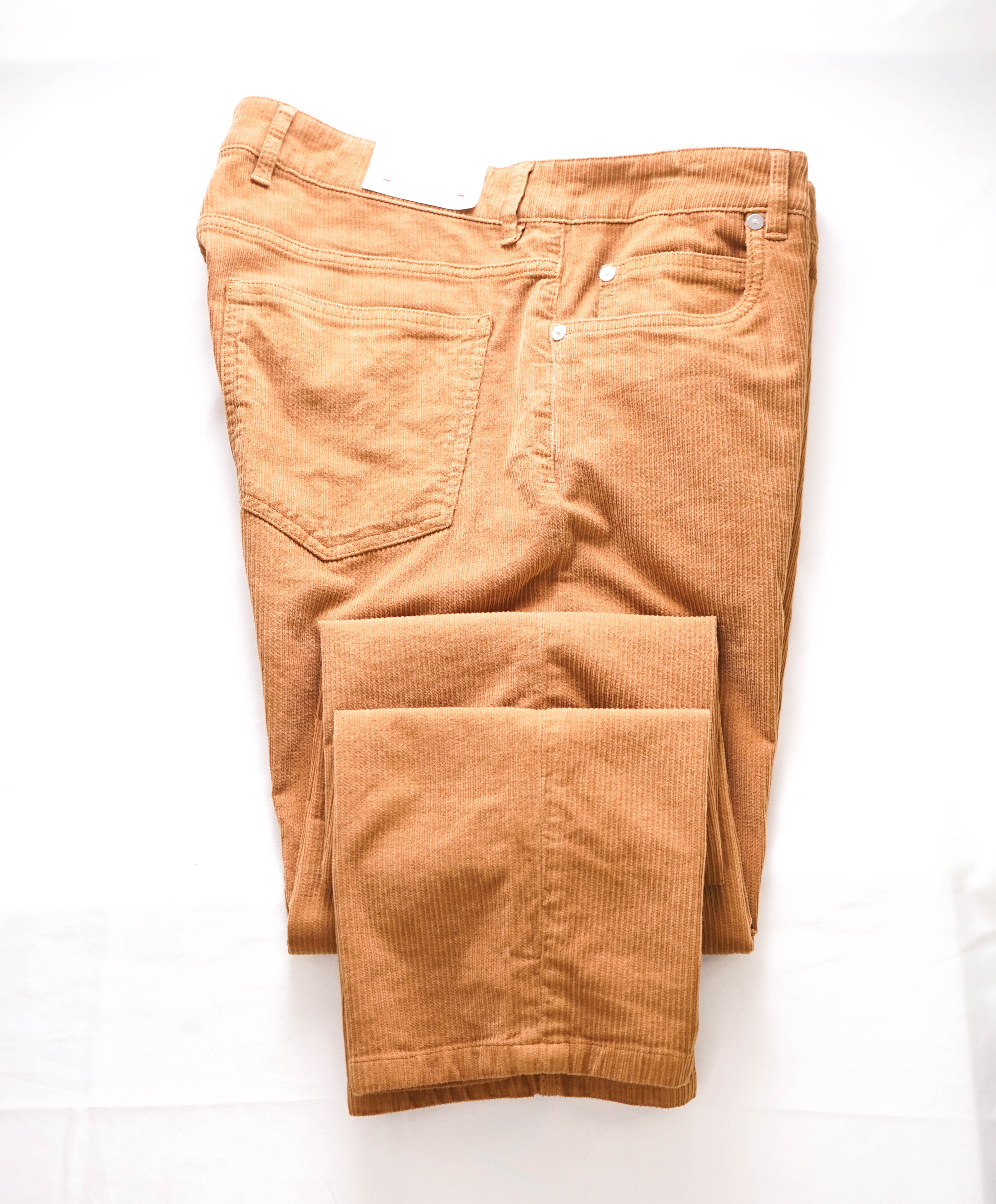 $495 ELEVENTY - CAMEL Cotton 5-Pocket Corduroy Chino Casual/Slim Pants- 36W