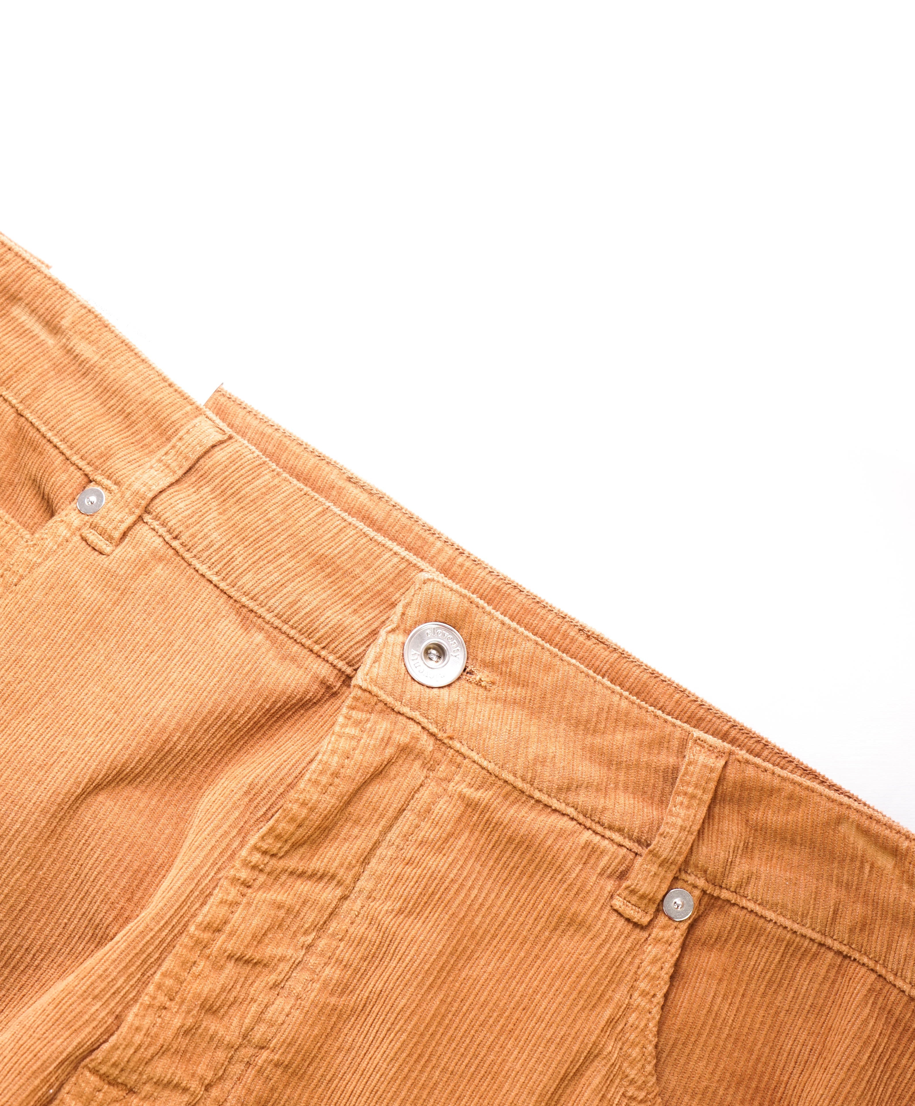 $495 ELEVENTY - CAMEL Cotton 5-Pocket Corduroy Chino Casual/Slim Pants- 34W