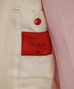 $4,500 ISAIA - Satin PEAK LAPEL Ivory Wool Tuxedo Dinner Jacket Blazer - 36R