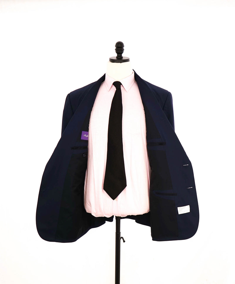 RALPH LAUREN PURPLE LABEL - PL Blue ANT 2-Btn *CLOSET STAPLE* Suit - 48R