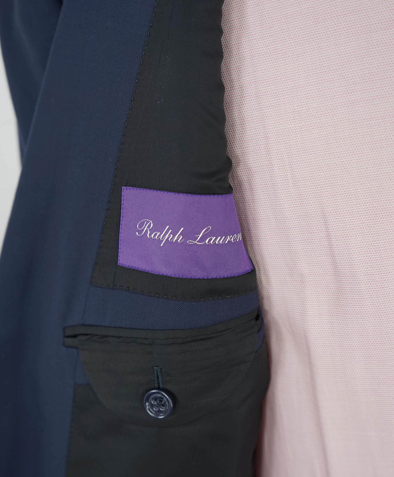 RALPH LAUREN PURPLE LABEL - PL Blue ANT 2-Btn *CLOSET STAPLE* Suit - 48R