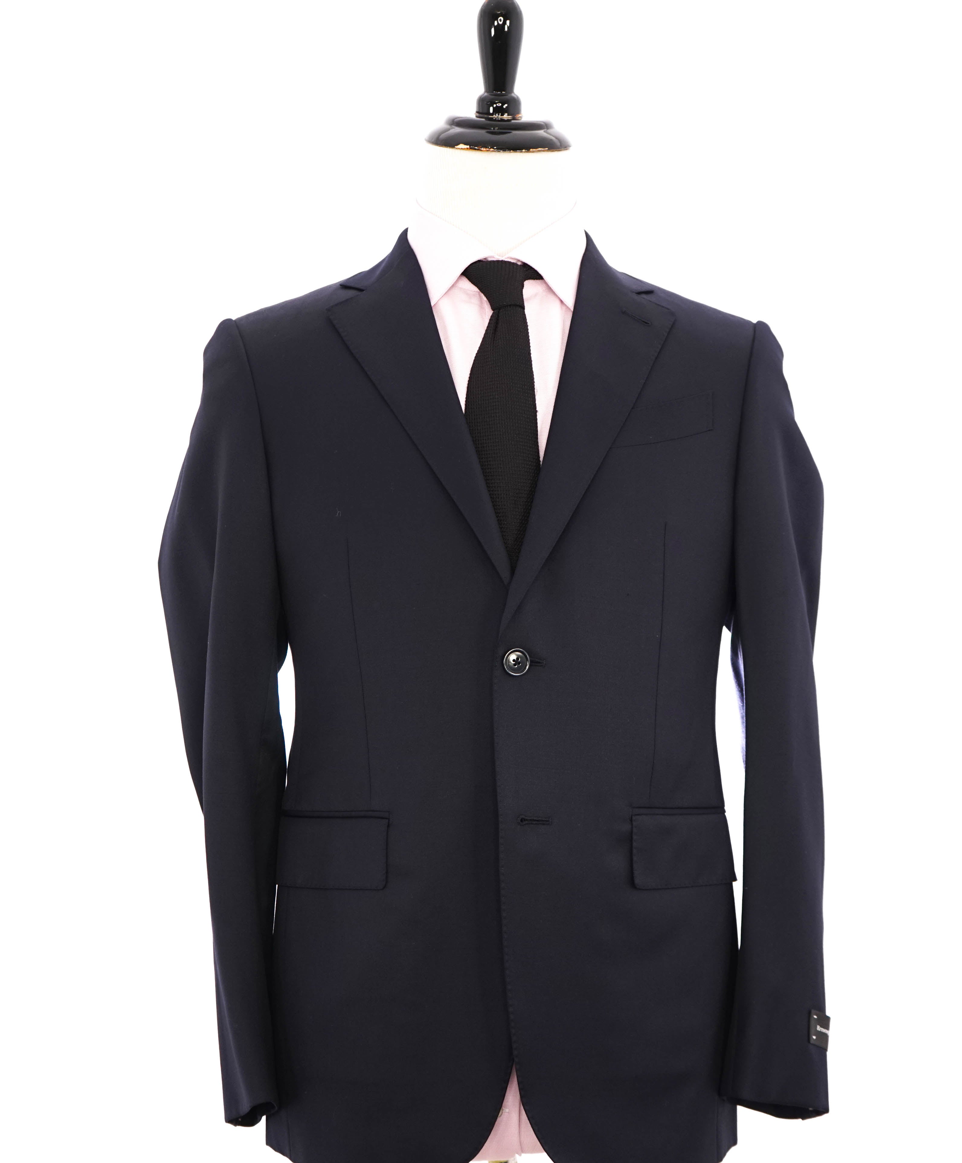 $2,695 ERMENEGILDO ZEGNA -"Micronsphere" NAVY Blazer - 36S