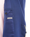 $2,495 CANALI - "EXCLUSIVE Super 160's" Blue Textured Blazer - 46L