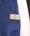 $2,495 CANALI - "EXCLUSIVE Super 160's" Blue Textured Blazer - 46L