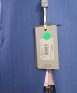 $2,495 CANALI - "EXCLUSIVE Super 160's" Blue Textured Blazer - 46L