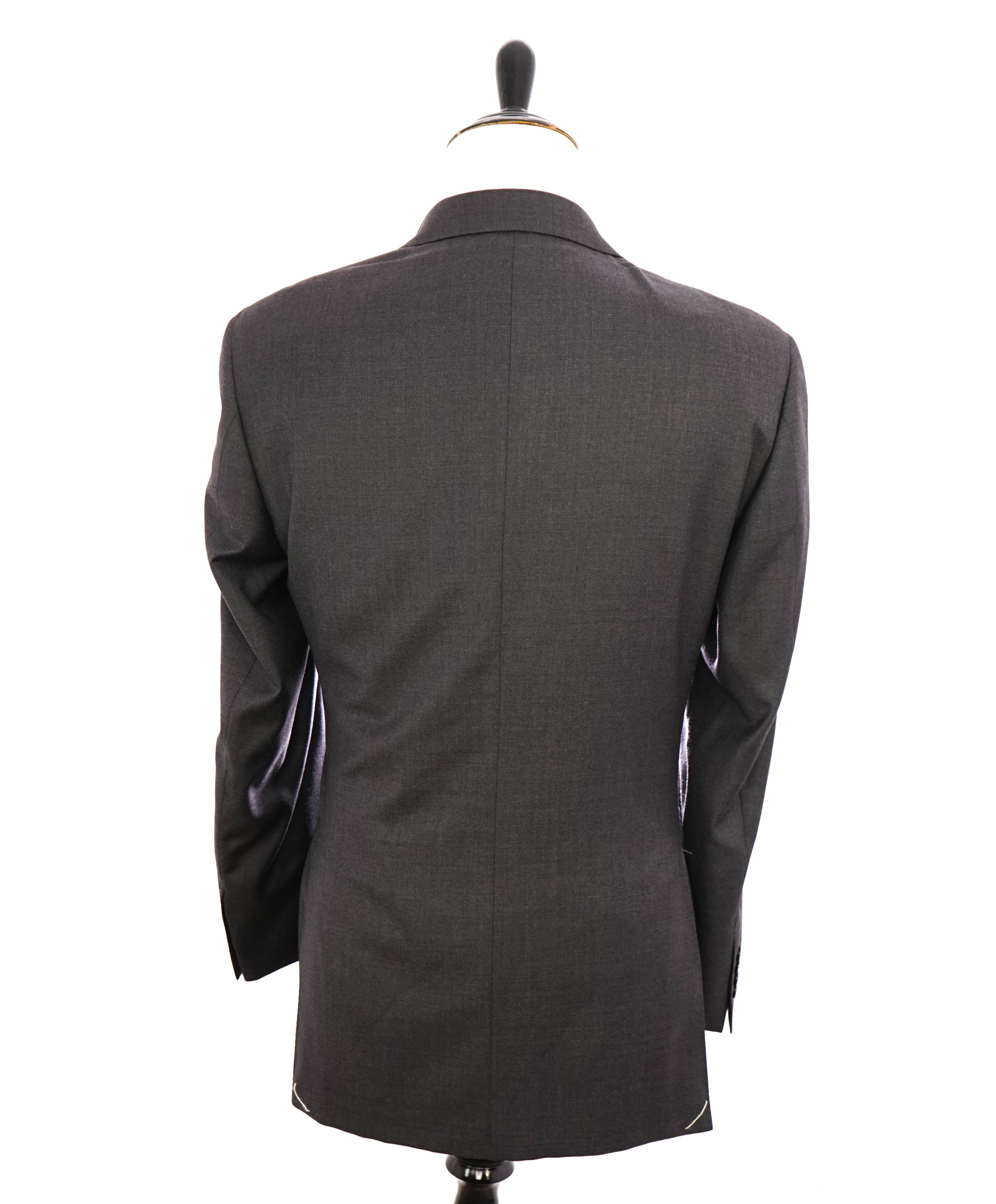 $1,895 CANALI - Solid Gray *Closet Staple* 2-Btn Notch Wool Blazer - 42R