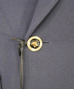 $2,825 VERSACE - (MainLine) Navy Double Breasted MEDUSA BUTTONS Blazer - 40R