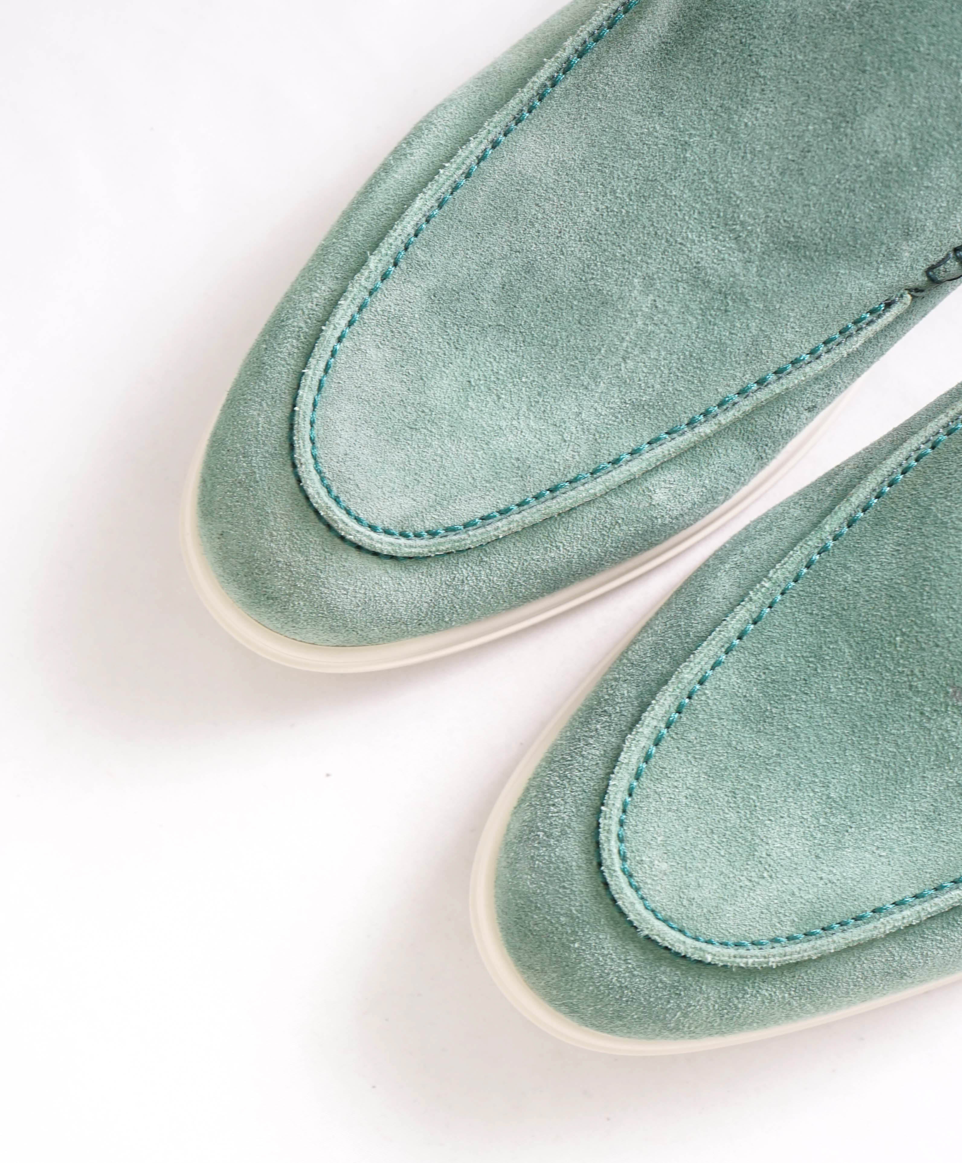 TO BOOT NEW YORK - "Summer Walk" Green Suede Loafers - 11.5