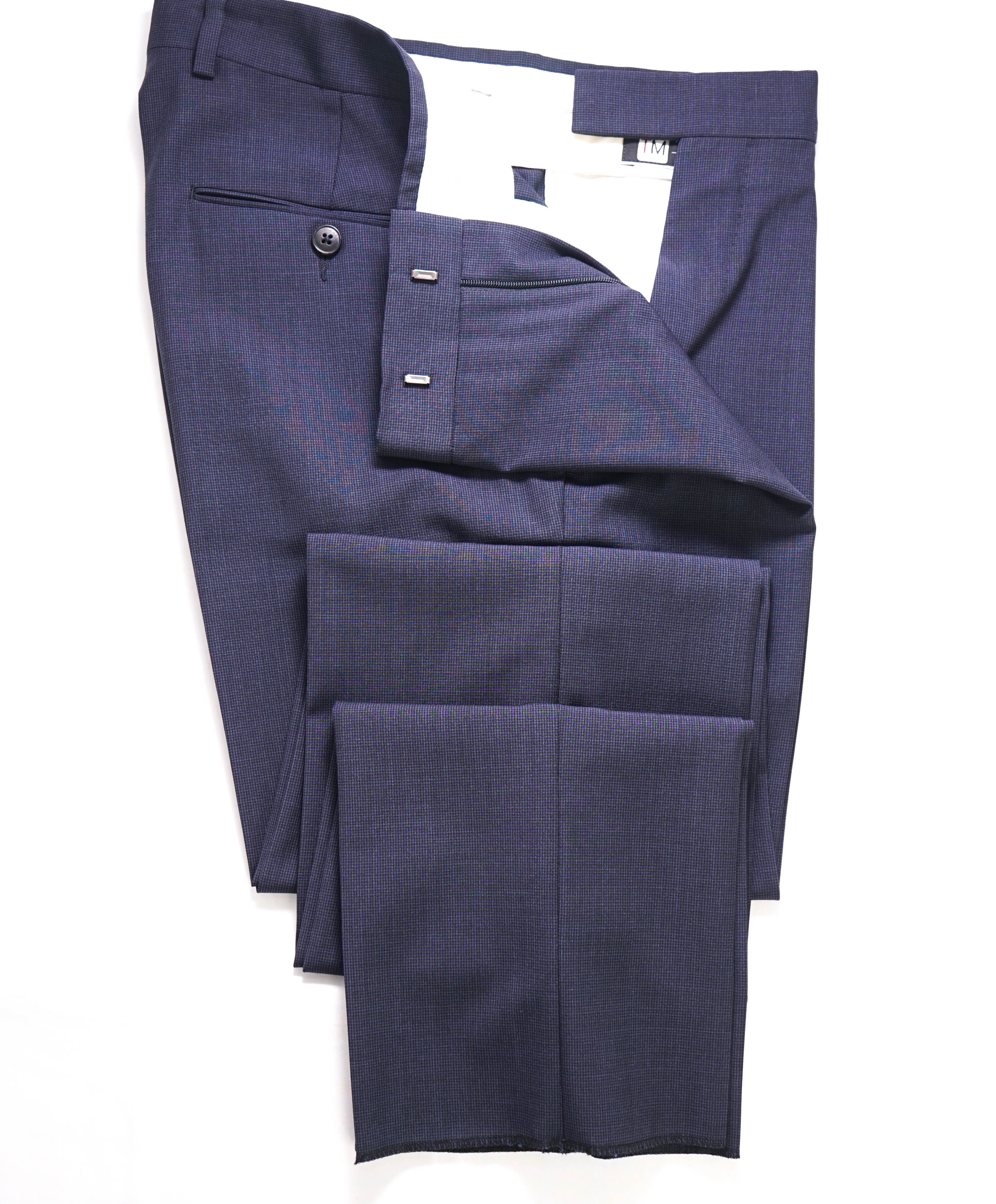 Z ZEGNA - "TechMerino Wash&Go" Flat Front Dress Pants - 31W