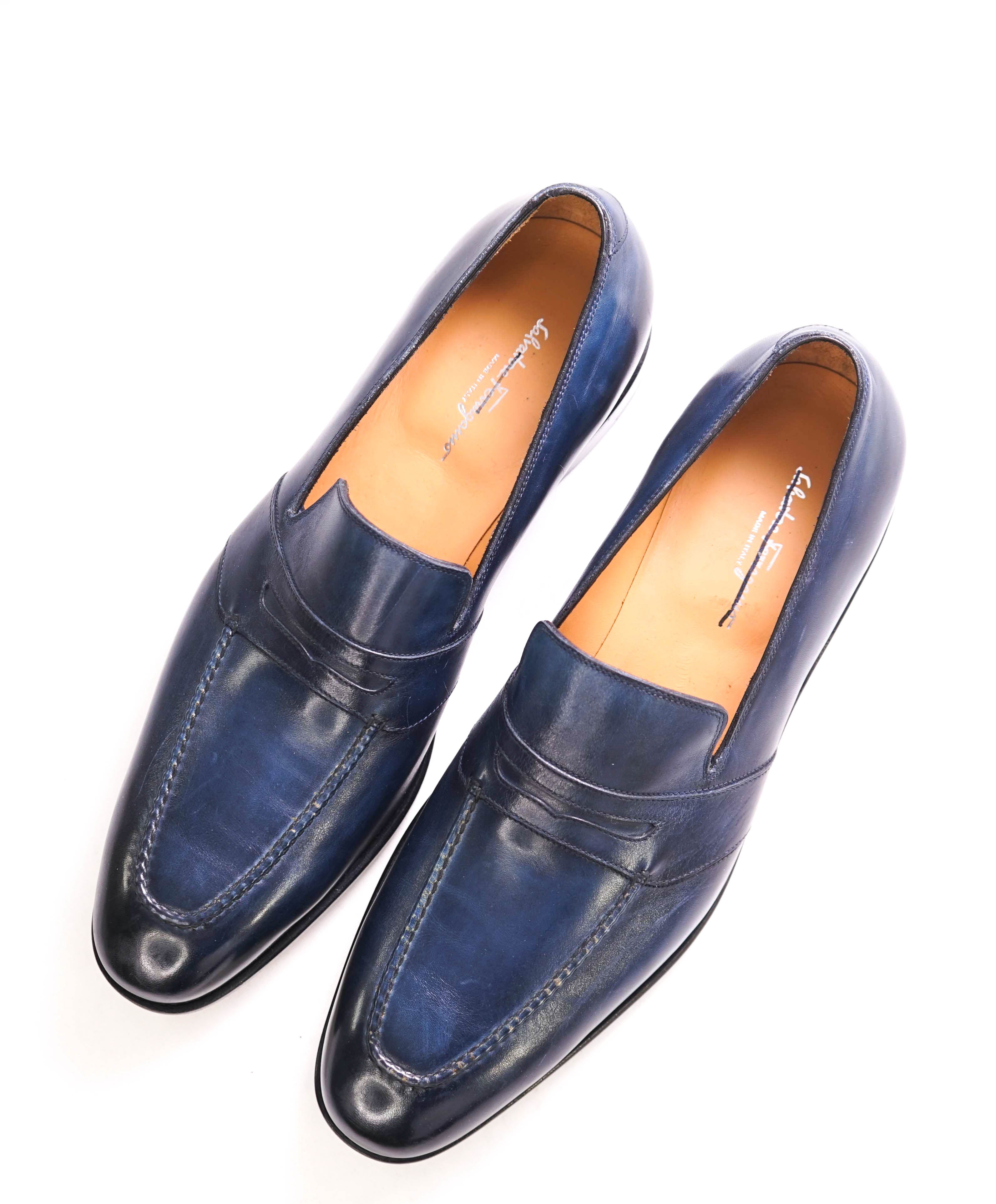 $1,595 SALVATORE FERRAGAMO - Billardo "TRAMEZZA" SPECIAL EDITION Oxford - 9.5 D