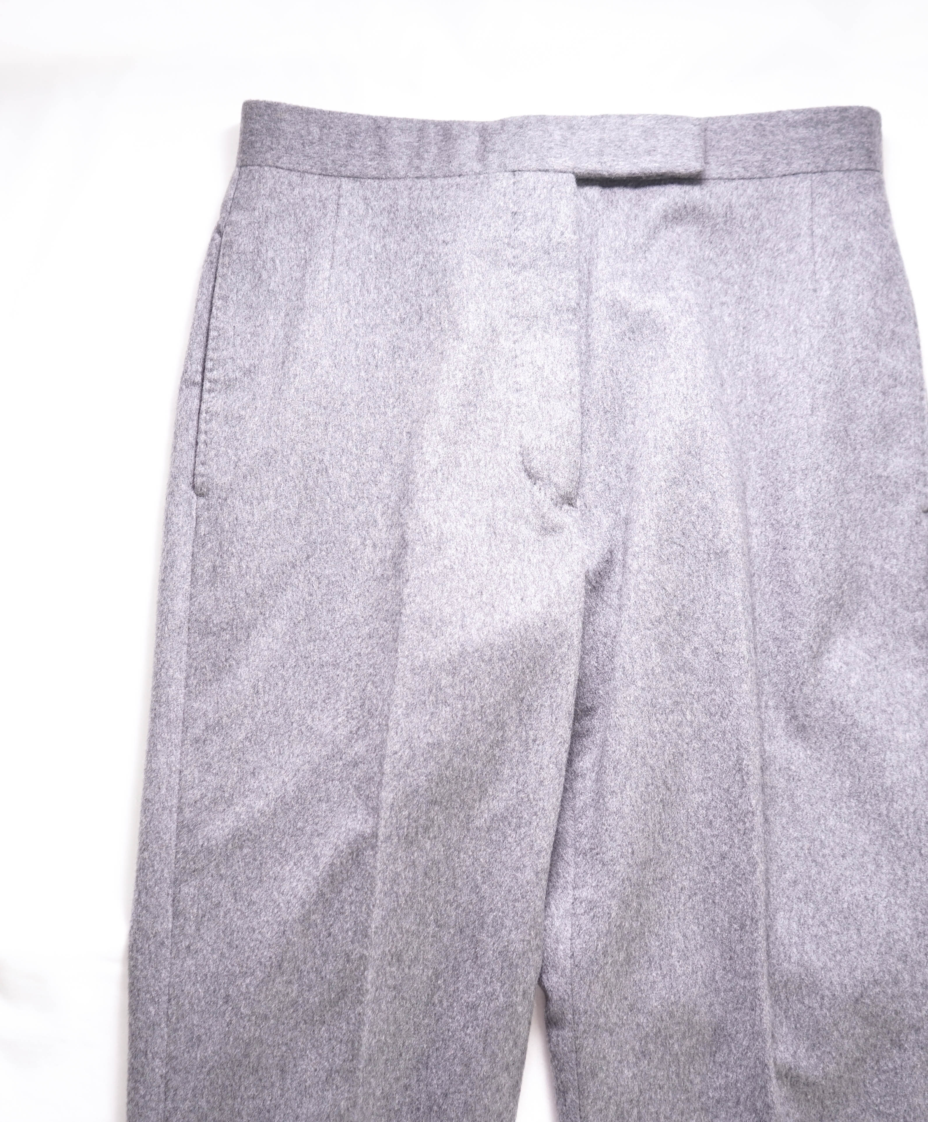 $2,995 THOM BROWNE - "100% CASHMERE" BACKSTRAP TROUSER-(SZ 1) 30W