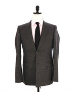 GIVENCHY - Gray Flannel Wool LOGO BACK Pocket Keeper Blazer / Jacket - 36R (46EU)