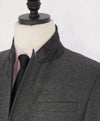 GIVENCHY - Gray Flannel Wool LOGO BACK Pocket Keeper Blazer / Jacket - 36R (46EU)