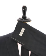 $1,895 CANALI - Gray/Black Check Peak Lapel Blazer - 46R