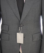 $4,070 TOM FORD - ICONIC Peak Lapel Gray Blazer Jacket - 36R (46EU)