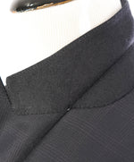 $1,895 CANALI - Gray/Black Check Peak Lapel Blazer - 46R