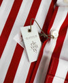 $395 ELEVENTY - Red/White *Wide Spread Contrast Collar* Button Dress Shirt - M