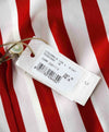 $395 ELEVENTY - Red/White *Wide Spread Contrast Collar* Button Dress Shirt - M