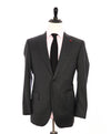 $3,750 ISAIA - Gray "AQUASPIDER" *CLOSET STAPLE* Coral Pin Suit - 42R