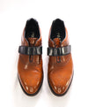 $1,150 PRADA - Brown/Black Brogue Sleek Golf Cleat Shoes - 10 US (9 Prada)