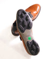 $1,150 PRADA - Brown/Black Brogue Sleek Golf Cleat Shoes - 10 US (9 Prada)