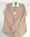 $395 ELEVENTY -*Wide Spread Contrast Collar* Button Dress Shirt - M