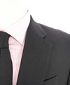 ARMANI COLLEZIONI -  "G Line" Modern Solid Black Notch Lapel Suit - 38R