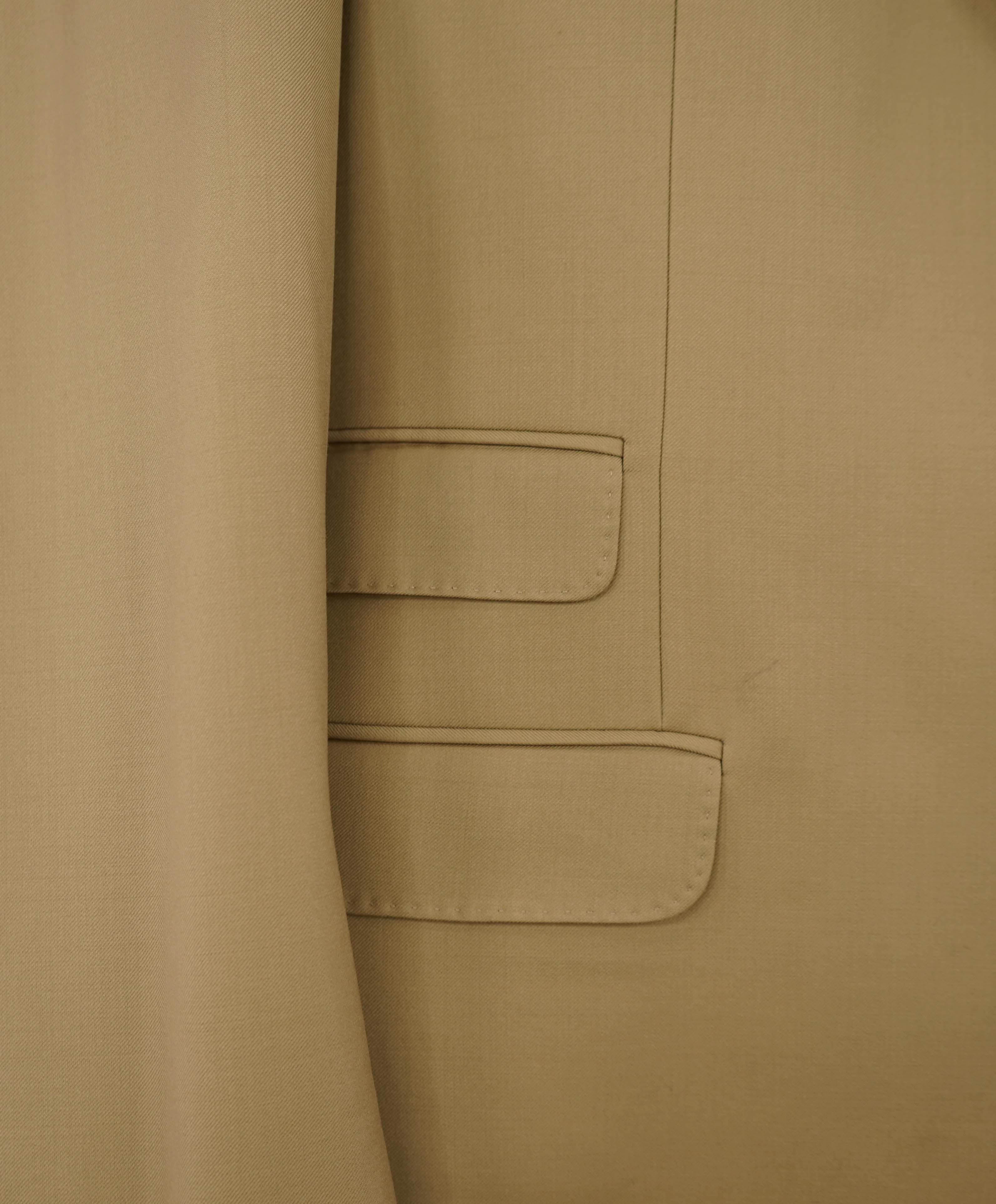 $2,295 PHINEAS COLE by Paul Stuart - Beige *SIDE TAB* 2-Btn Suit - 40L