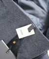 $460 INCOTEX - "Modern Fit" Blue Heathered Wool Dress Pants  -  42W