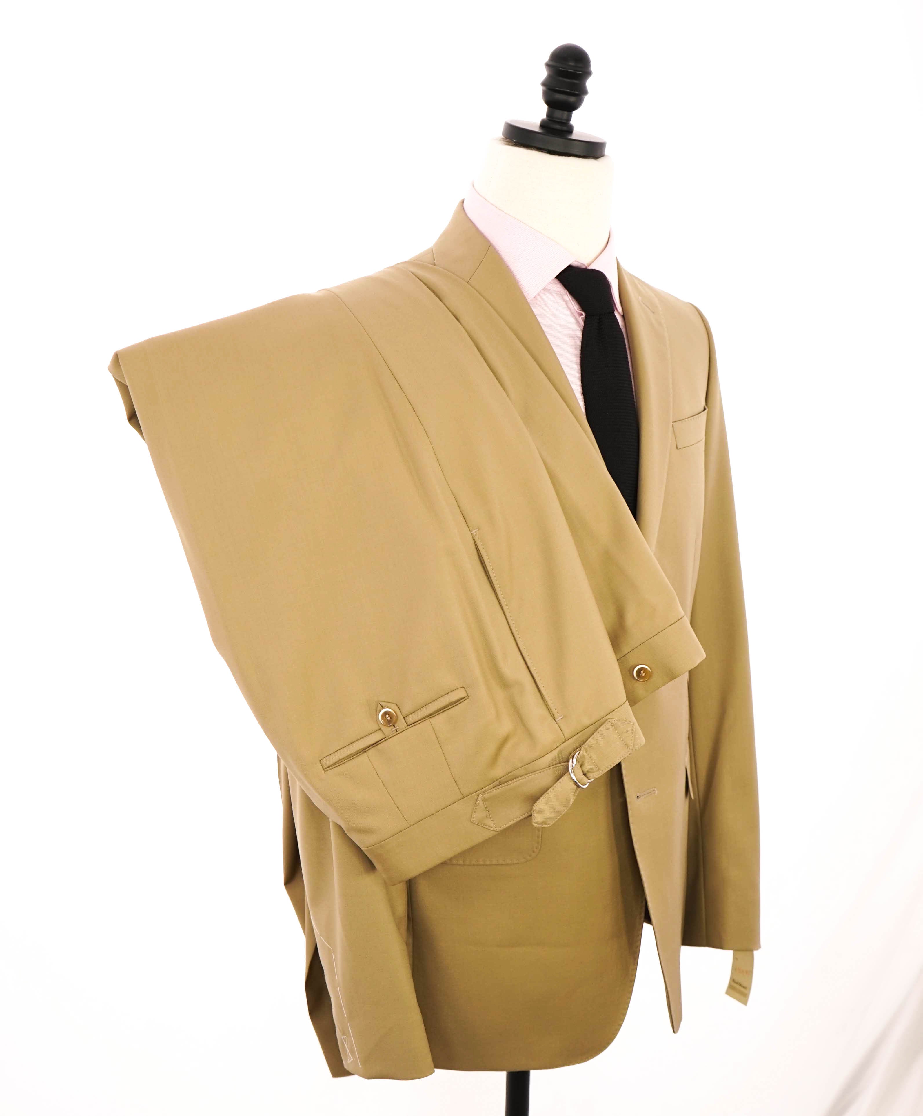 $2,295 PHINEAS COLE by Paul Stuart - Beige *SIDE TAB* 2-Btn Suit - 40L