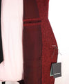 $3,295 ERMENEGILDO ZEGNA - WOOL/LINEN/SILK Red *CUSTOM DESIGN* Blazer - 46R