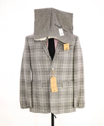 $1,895 BLACK FLEECE - By THOM BROWNE Wool/Silk/Linen TWEED Media Suit - 40R