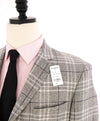 $1,895 BLACK FLEECE - By THOM BROWNE Wool/Silk/Linen TWEED Media Suit - 40R