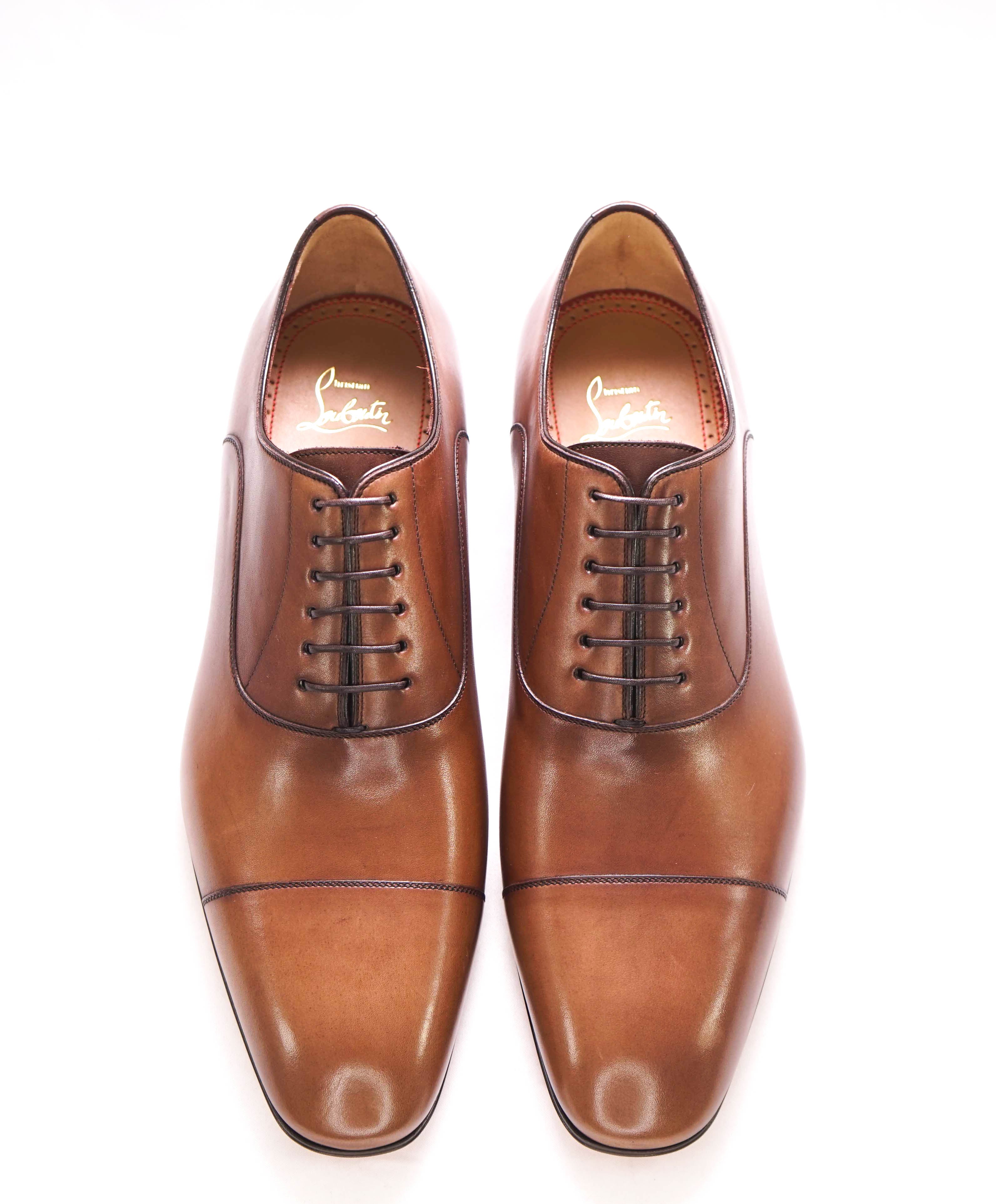 $1,050 CHRISTIAN LOUBOUTIN - *GREGGO* Brown Oxfords - 10 US (43)