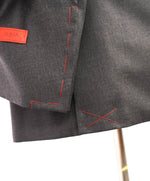 $3,750 ISAIA - Gray "AQUASPIDER" *CLOSET STAPLE* Coral Pin Suit - 44R