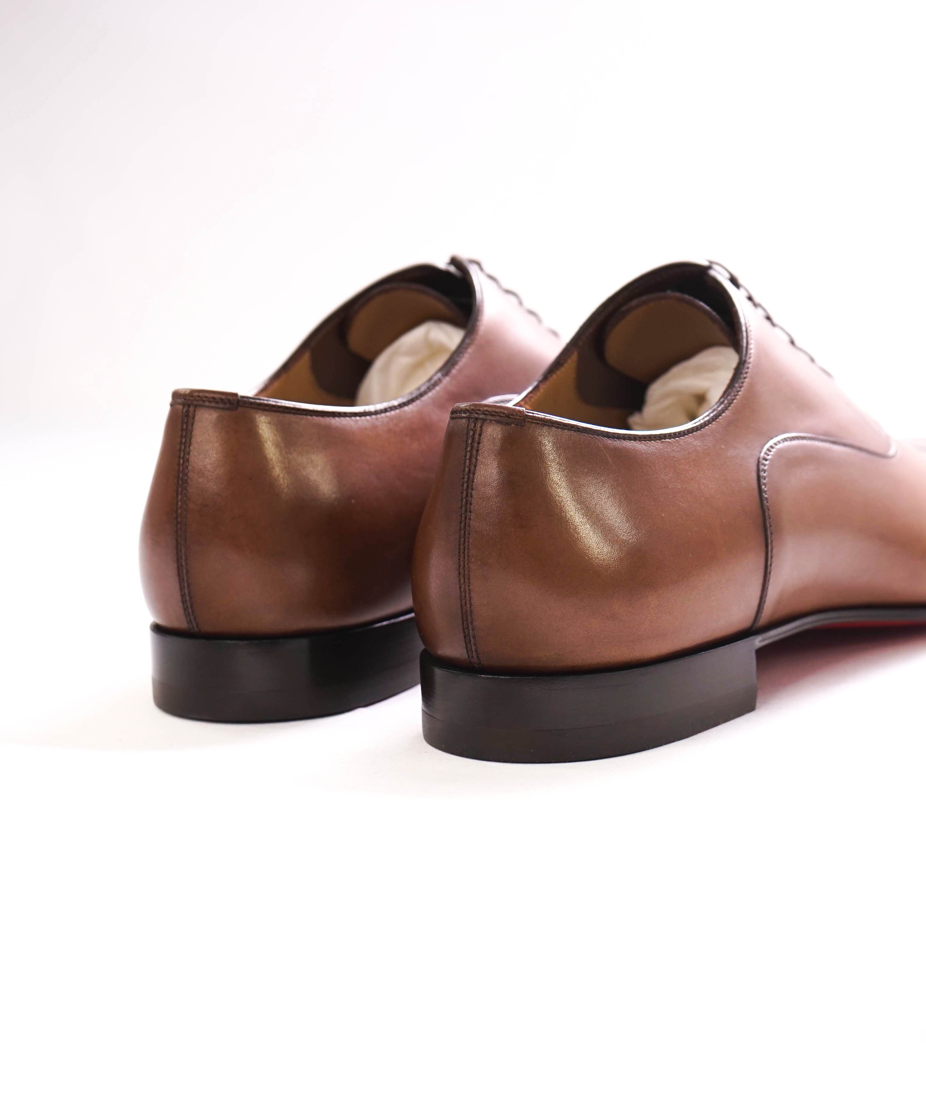 $1,050 CHRISTIAN LOUBOUTIN - *GREGGO* Brown Oxfords - 10 US (43)