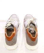 $695 ELEVENTY - Flannel Wool / Suede Leather Runner Sneakers - 11 US (44EU)