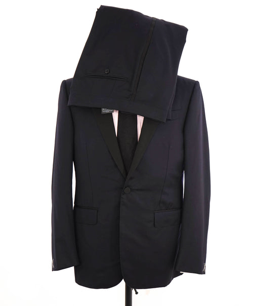 $5,995 ERMENEGILDO ZEGNA - 1-Btn "SU MISURA" Navy *MICRONSPHERE* Tuxedo - 38S