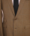 $4,995 RALPH LAUREN PURPLE LABEL - *PURE CASHMERE* Royal Plaid Neutral Blazer - 44L