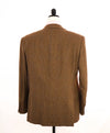 $4,995 RALPH LAUREN PURPLE LABEL - *PURE CASHMERE* Royal Plaid Neutral Blazer - 44L