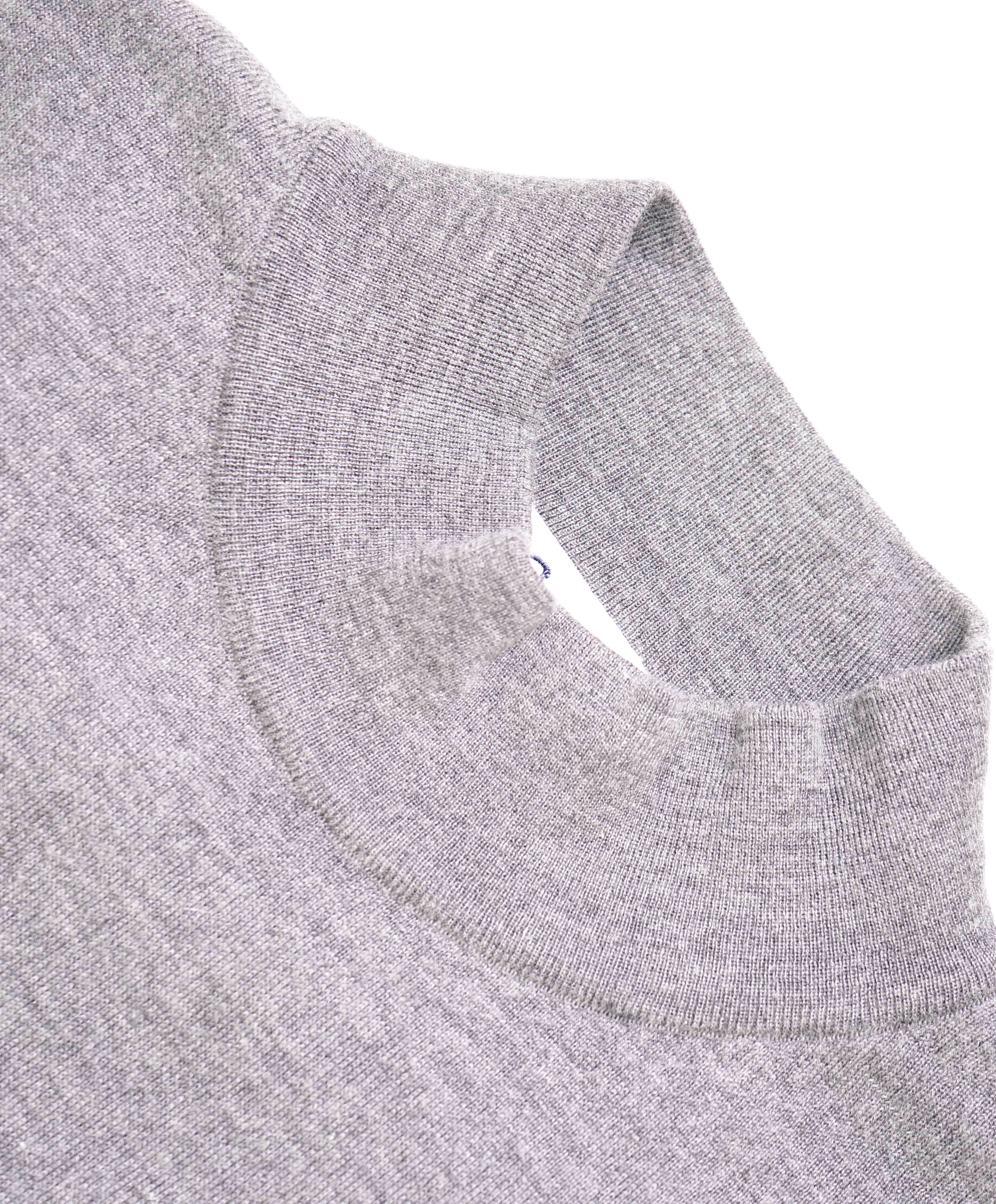 $1,795 BRIONI - 70% CASHMERE/SILK Mock Turtleneck Pullover Sweater- 40US (50EU)