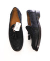 $795 ELEVENTY - Navy Weathered Suede Tassel Loafer - 11 US (44EU)