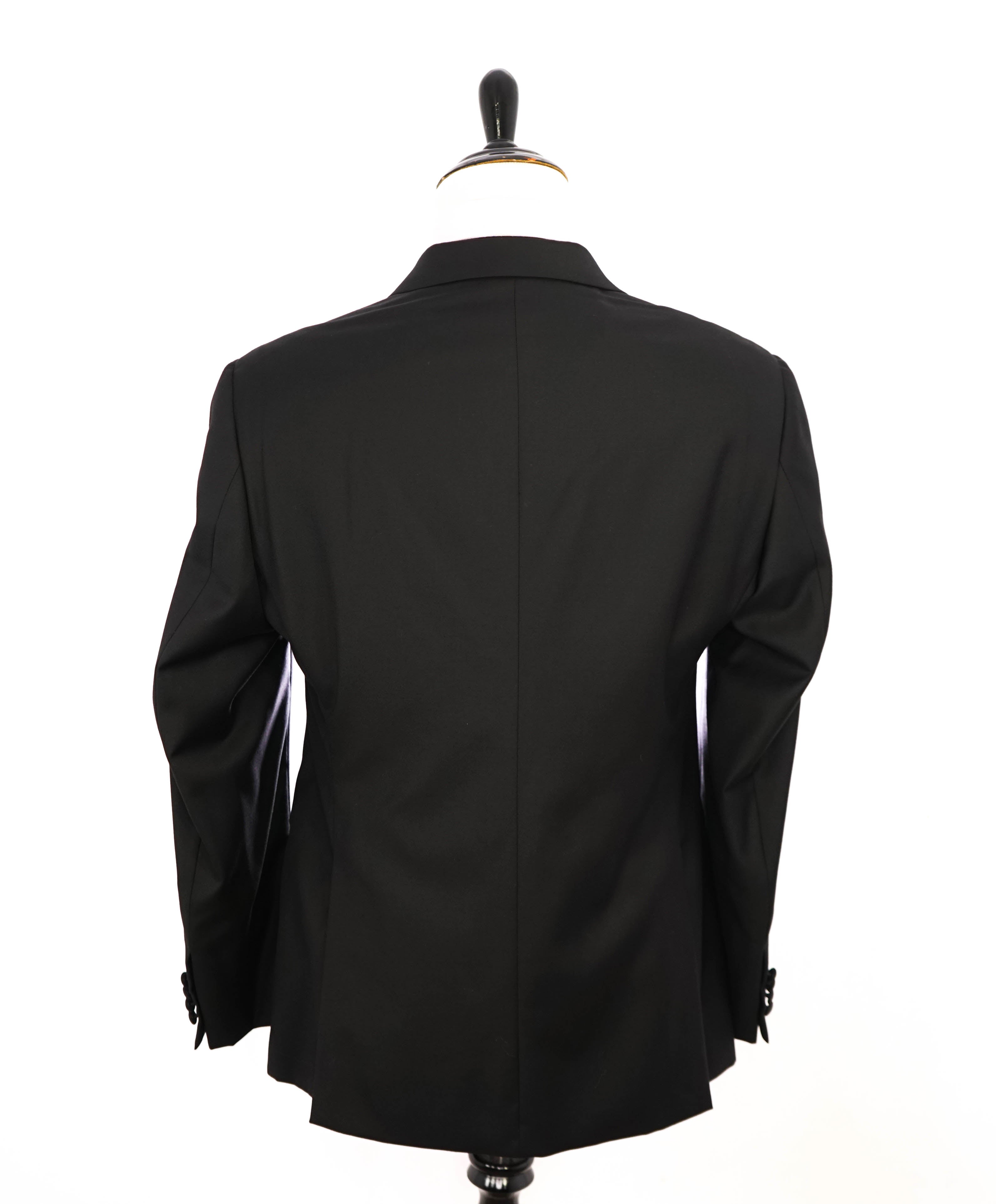 $1,995 EMPORIO ARMANI - “G LINE” 1-Btn Peak Lapel 130's Tuxedo Suit - 42R